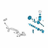 Genuine Scion Power Steering Pump diagram