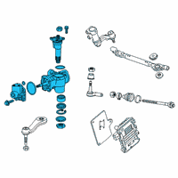 OEM Chevrolet Silverado 2500 HD Steering Gear Diagram - 84625433