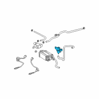 Genuine Toyota Air Cleaner Assembly Valve diagram