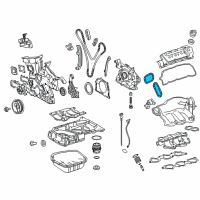 Genuine Toyota Camry Secondary Chain diagram