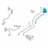 Genuine Fuel Vapor Leak Detection Pump diagram