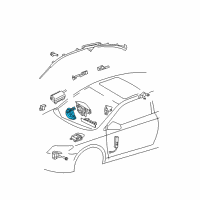Genuine Toyota Camry Clock Spring diagram