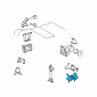 Genuine Toyota Lower Mount diagram