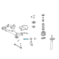 Genuine Toyota Alignment Bolt diagram