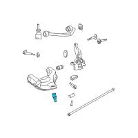 Genuine Ford Ball Joint diagram