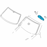 Genuine Side View Mirrors diagram