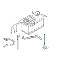 Genuine Ford Battery Carriers diagram