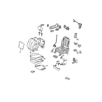 Genuine Toyota Knob, Power Seat Switch diagram