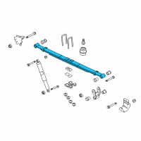 Genuine Ford Leaf Spring diagram