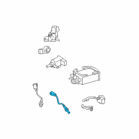 Genuine Toyota Rear Oxygen Sensor diagram