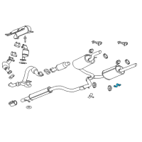 Genuine Buick Bracket-Exhaust Pipe Rear Hanger diagram
