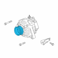 Genuine Toyota Camry Pulley diagram