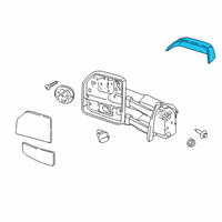 Genuine Ford Mirror Cover diagram
