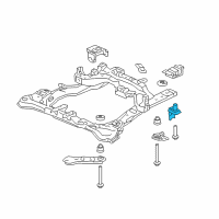 Genuine Toyota Subframe Mount diagram