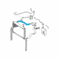 Genuine Toyota Upper Hose diagram