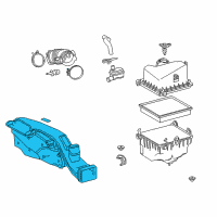 Genuine Toyota Inlet Assembly, Air CLEA diagram