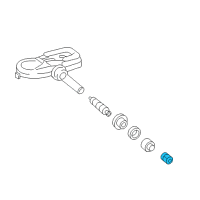 Genuine Toyota TPMS Sensor Cap diagram