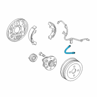 Genuine Ford Clutch Hose diagram