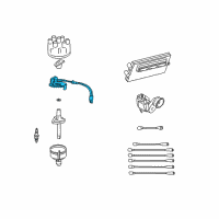 Genuine Toyota Distributor Ignition Pickup diagram