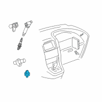 Genuine Toyota Sienna Knock Sensor diagram