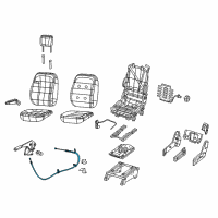 OEM Ram ProMaster 1500 Cable-Parking Brake Diagram - 68241548AE