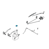 Genuine Washer Reservoir Cap diagram