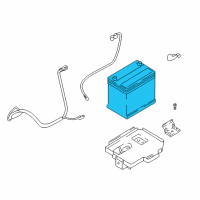 Genuine Ford Batteries diagram