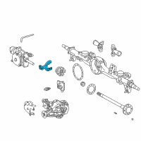 Genuine Ford 4WD Actuator Fork diagram