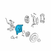 Genuine Ford Splash Shield diagram