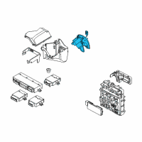 Genuine Ford Battery Cooling Fan diagram