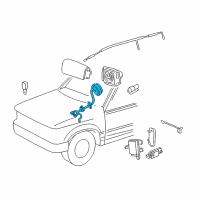 Genuine Ford Clock Spring diagram