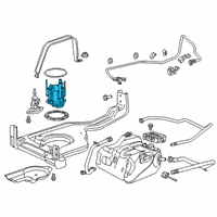 OEM Ram 2500 Module-UREA PUMP/LEVEL Unit Diagram - 68457124AB