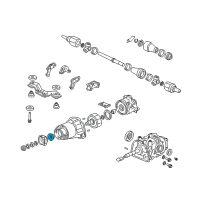 Genuine Toyota Automatic Transmission Output Shaft Seal diagram