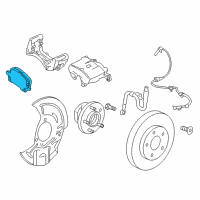 Genuine Buick Pad Kit-Front Disc Brake diagram