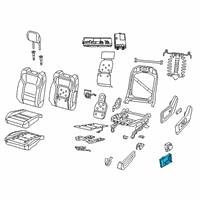 OEM Chrysler Switch-Power Seat Diagram - 68233963AB