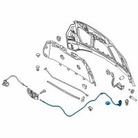 Genuine Ford Release Cable diagram