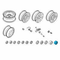 Genuine Ford Wheel Cap diagram