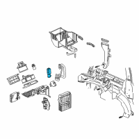 Genuine Ford A/C Expansion Valve diagram
