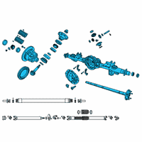 OEM 2019 Ram 1500 Axle-Rear Complete Diagram - 68272077AK