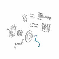 OEM 2021 Jeep Gladiator Hose-Brake Diagram - 68282444AG