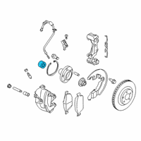 Genuine Ford Bearing Assembly - Wheel Hub diagram
