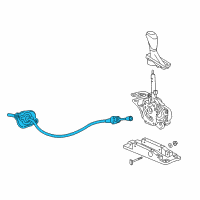 OEM 2021 Chevrolet Traverse Shift Control Cable Diagram - 84632817