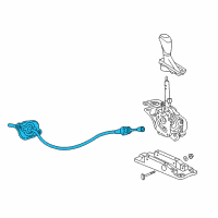 OEM Chevrolet Traverse Shift Control Cable Diagram - 84632817