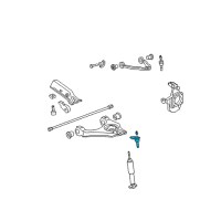 Genuine Chevrolet Stud Kit,Front Lower Control Arm Ball diagram