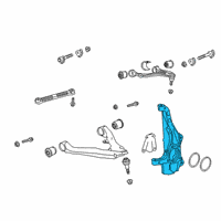 OEM GMC Sierra 3500 HD Knuckle Diagram - 84831198