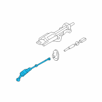 Genuine Ford Lower Shaft & Joint Assembly diagram