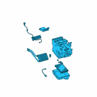 Genuine Scion Evaporator Assembly diagram