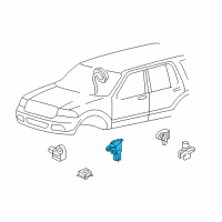 Genuine Ford Side Sensor diagram