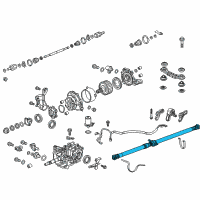 Genuine Ford Axle Shaft diagram