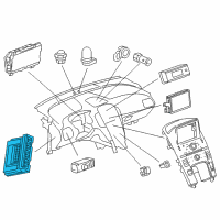 Genuine Chevrolet Camaro Body Control Module Assembly diagram